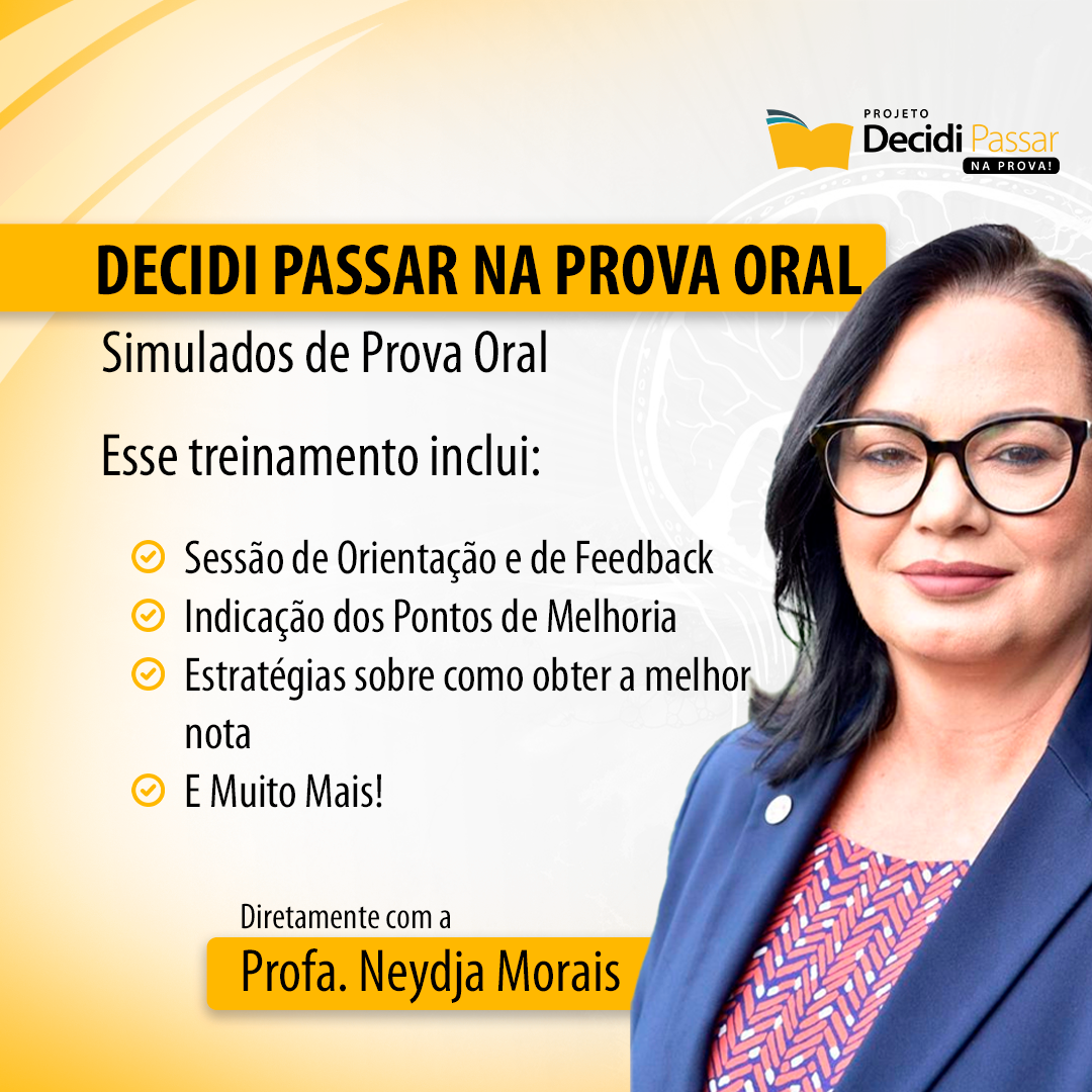 MENTORIA PROVA ORAL